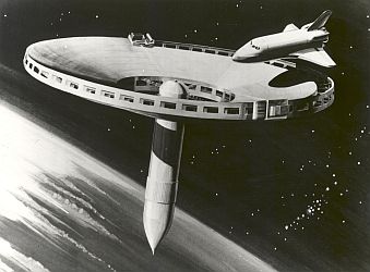 1977 concept drawing for a space station