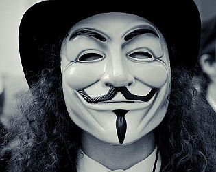 Guy Fawkes mask.