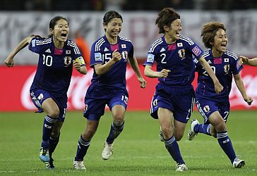 Japan celebrates defeat of USA in Women's World Cup