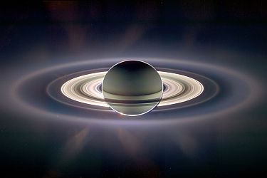 'In the Shadow of Saturn.' Image Credit: Cassini Imaging Team, ISS, JPL, ESA, NASA.