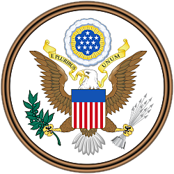 Obverse side of the Great Seal of the United States.