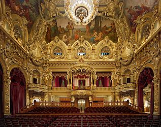 Opera de Monte-Carlo, Monaco. Photo by David Leventi