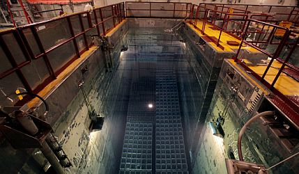 Spent fuel storage pools at Shearon Harris nuclear plant.