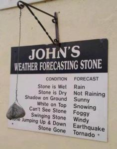 Weather Forecast Stone