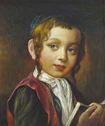 'A Jewish Boy' by Elena Flerova.