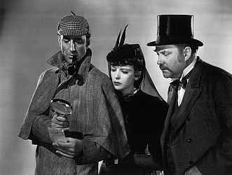 Basil Rathbone in The Adventures of Sherlock Holmes