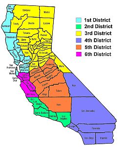 California Counties Map