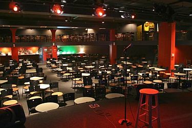 Cobb's Comedy Club interior.