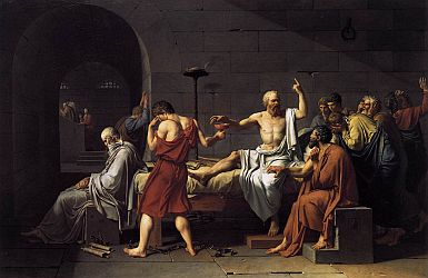Death of Socrates by Jacques-Louis David
