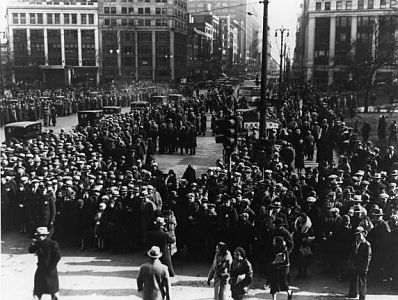 Ford Hunger March, Funeral Procession, 1932.