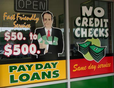 Payday loans photo by Taber Andrew Bain's, licensed as CC by 2.0.