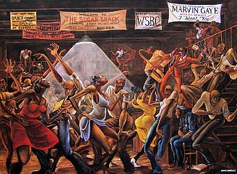 'Sugar Shack' by Ernie Barnes