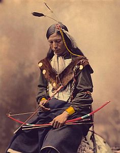 Vintage American Indian photograph.